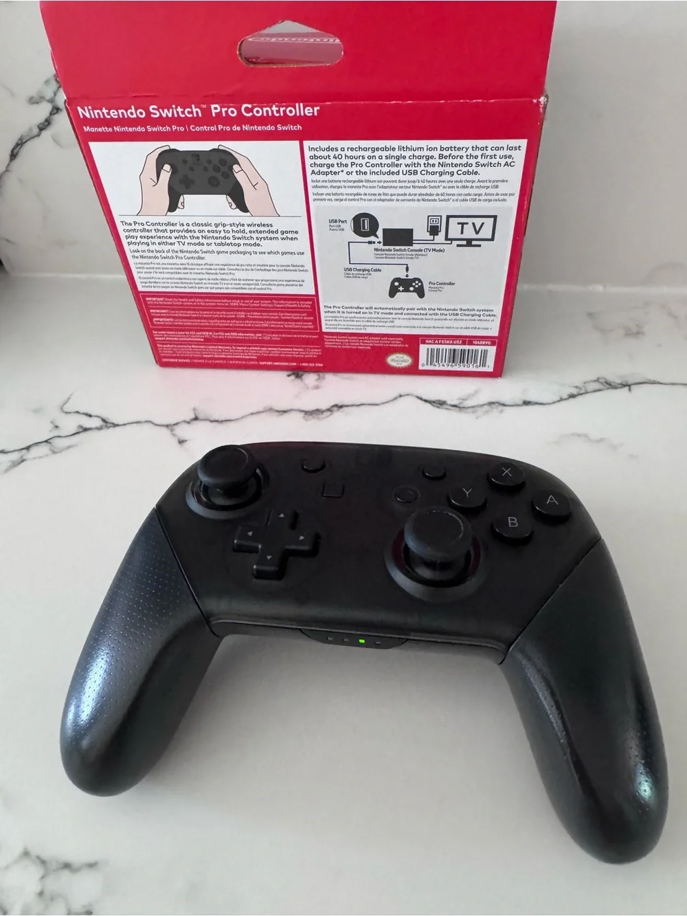 Nintendo Black Pro Controller for Nintendo Switch